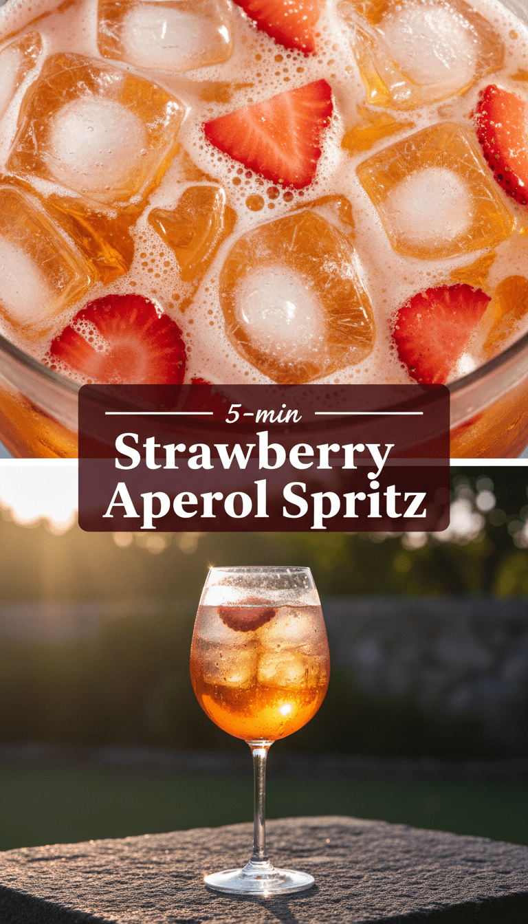 Strawberry Aperol Spritz Recipe