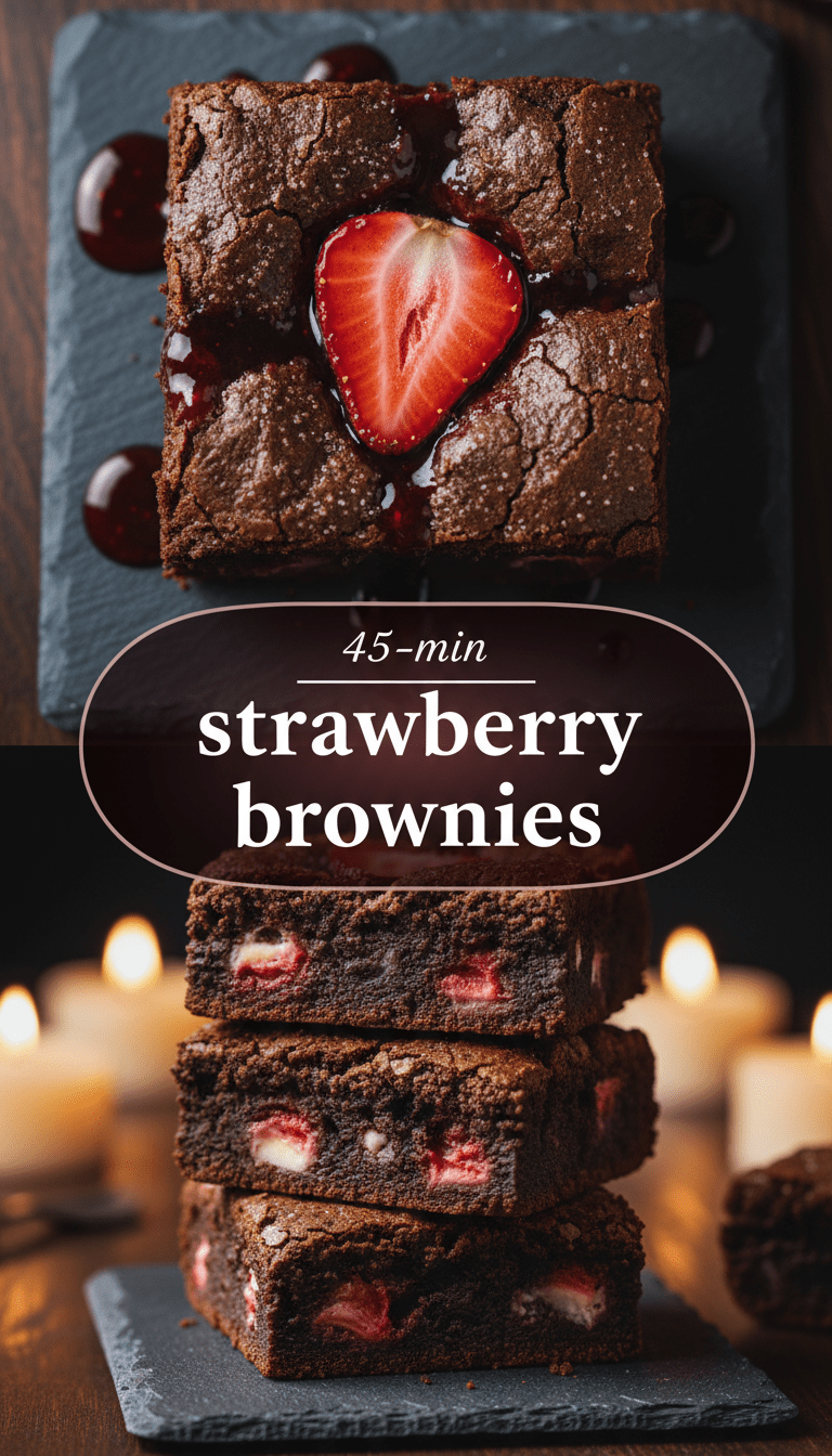 Strawberry Brownie Recipe