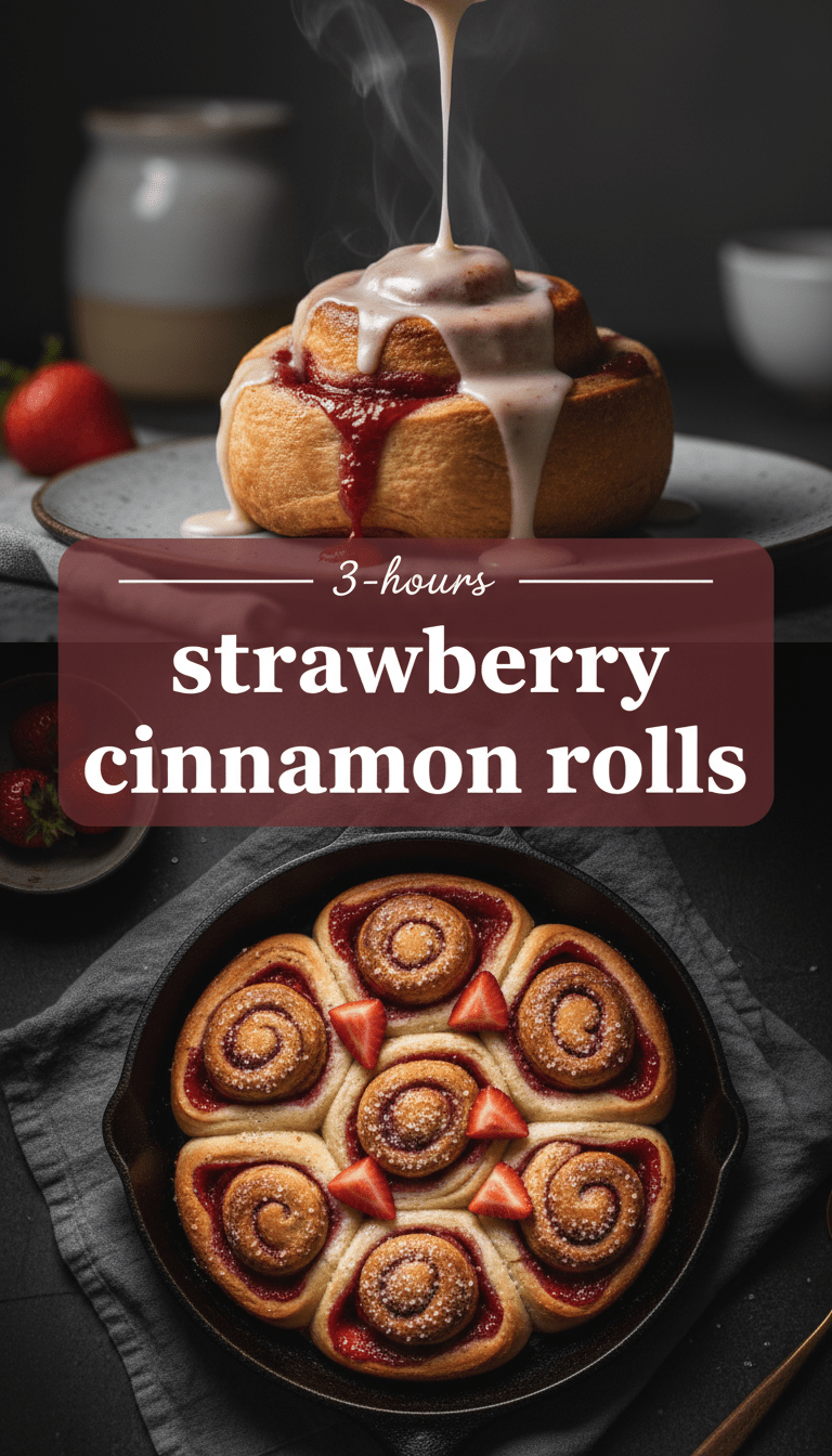 Strawberry Cinnamon Rolls Recipe