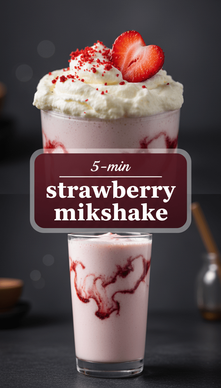 Strawberry Milkshake Recipe