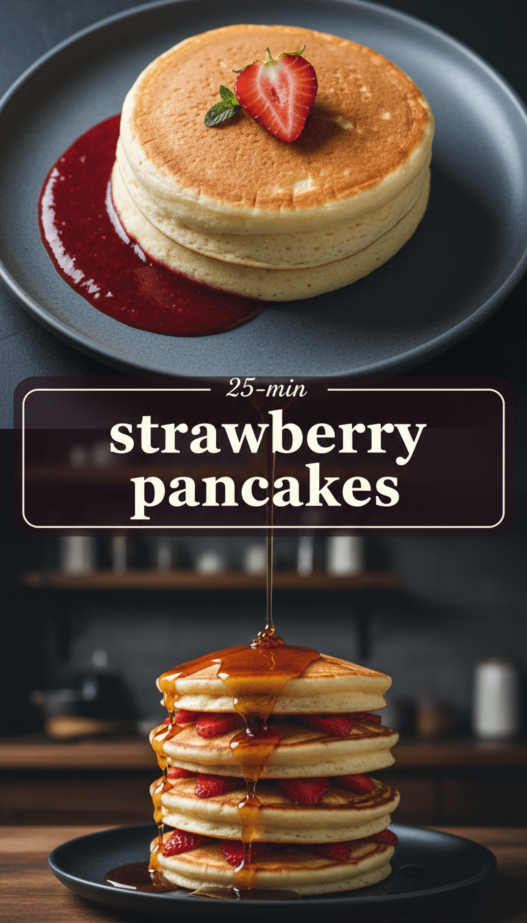 Strawberry Pancake Recipe