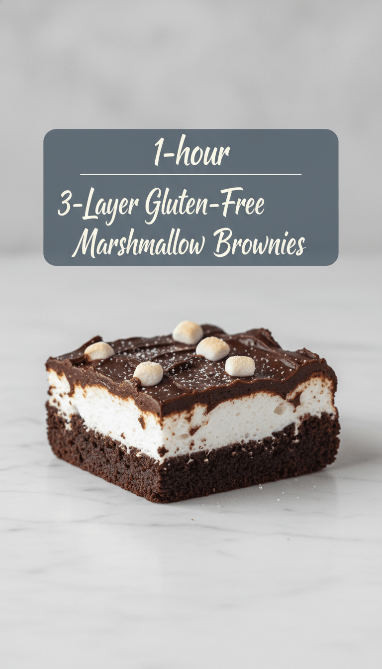 3 layer marshmallow Brownie Recipe