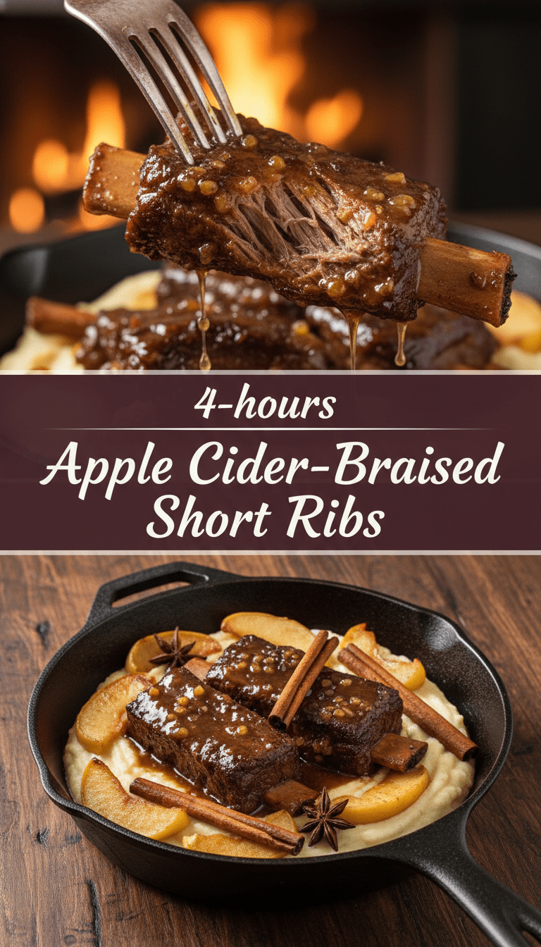Apple Cider Short Ribs Recipe