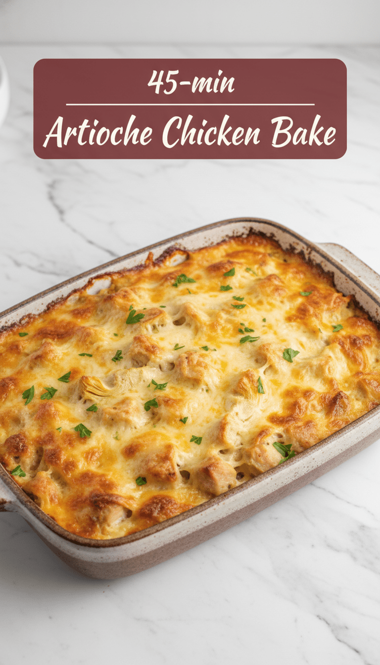 Artichoke Chicken Bake Recipe