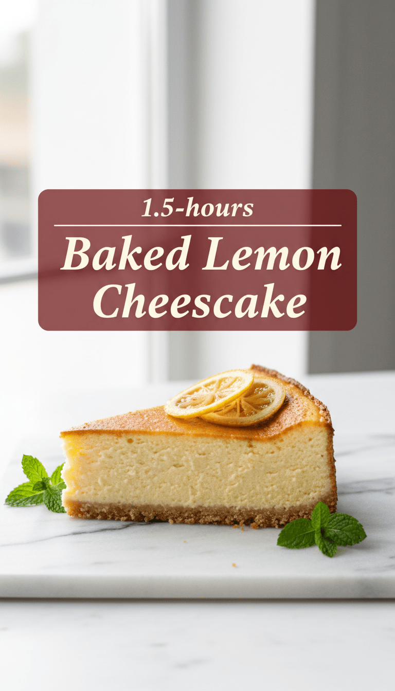 Lemon Cheesecake Recipe