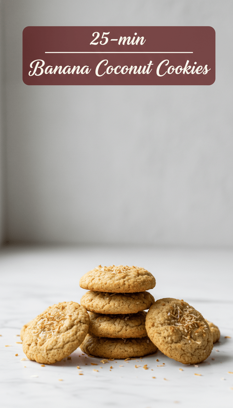 Banana Coconut Cookie Recipe