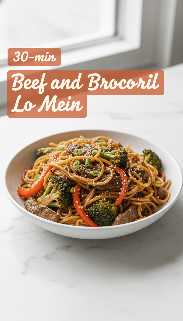 Beef & Broccoli lo Mein Recipe