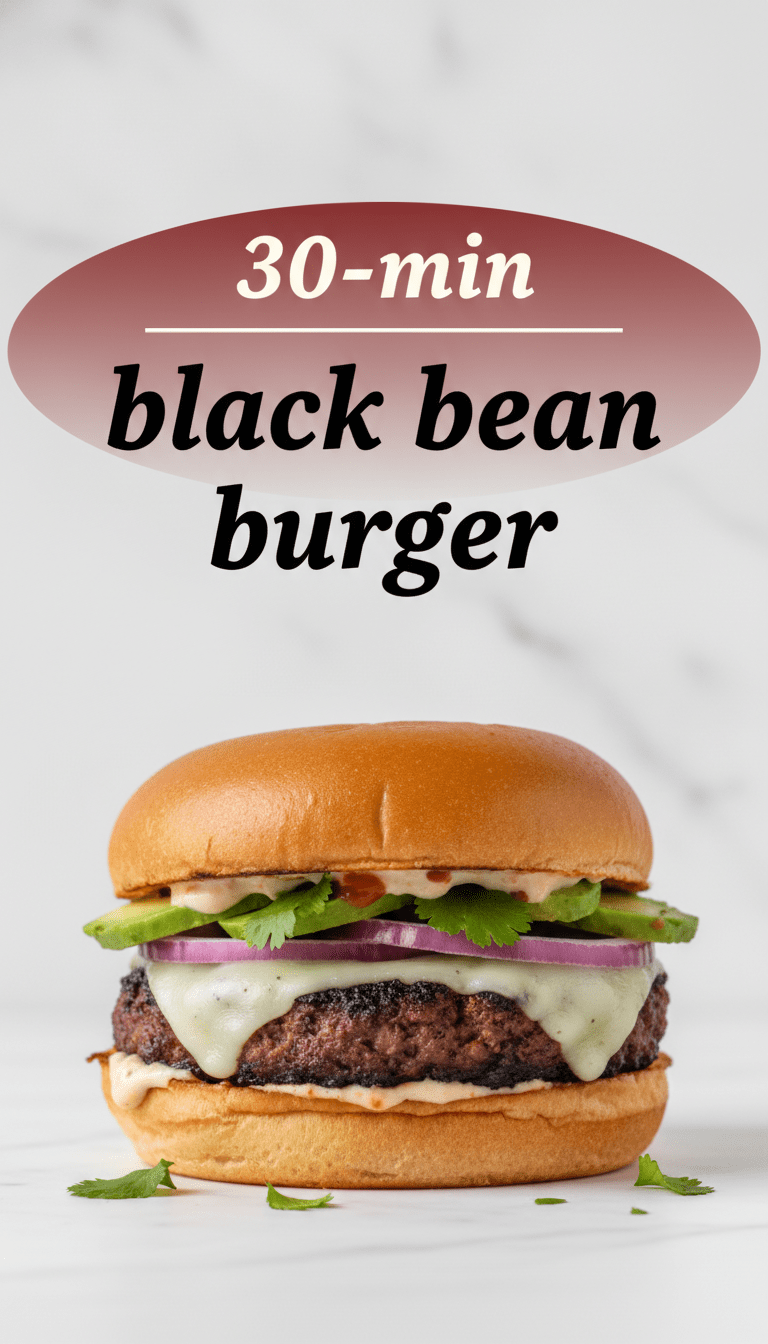 Black bean Burger Recipe