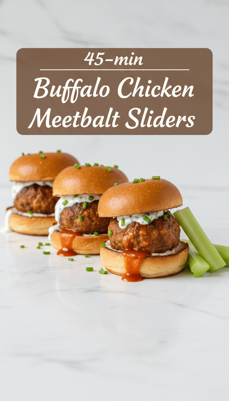 Chicken Meatball Sliders Recipe