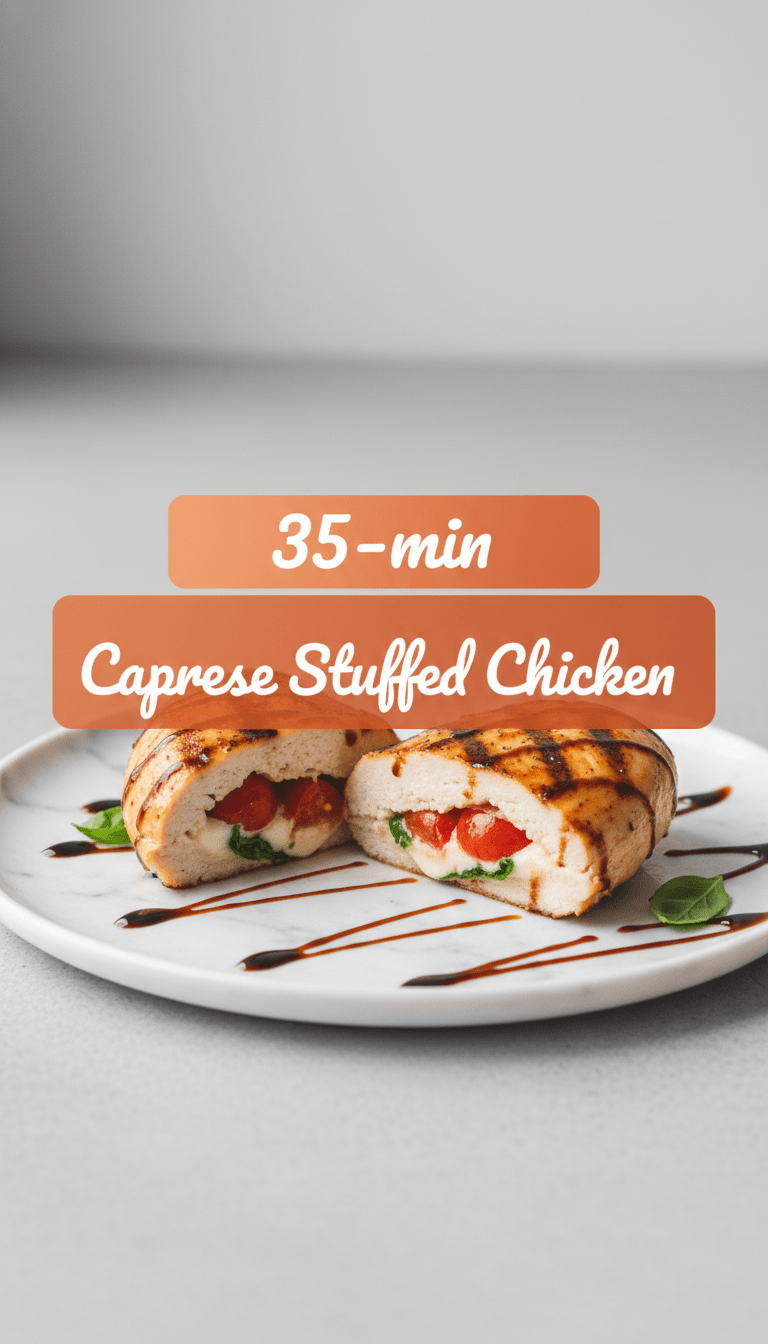 Caprese Stuffed Chicken Recipe
