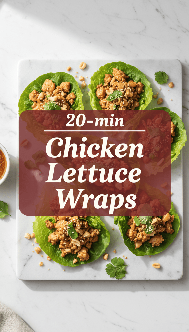 Chicken Lettuce Wrap Recipe