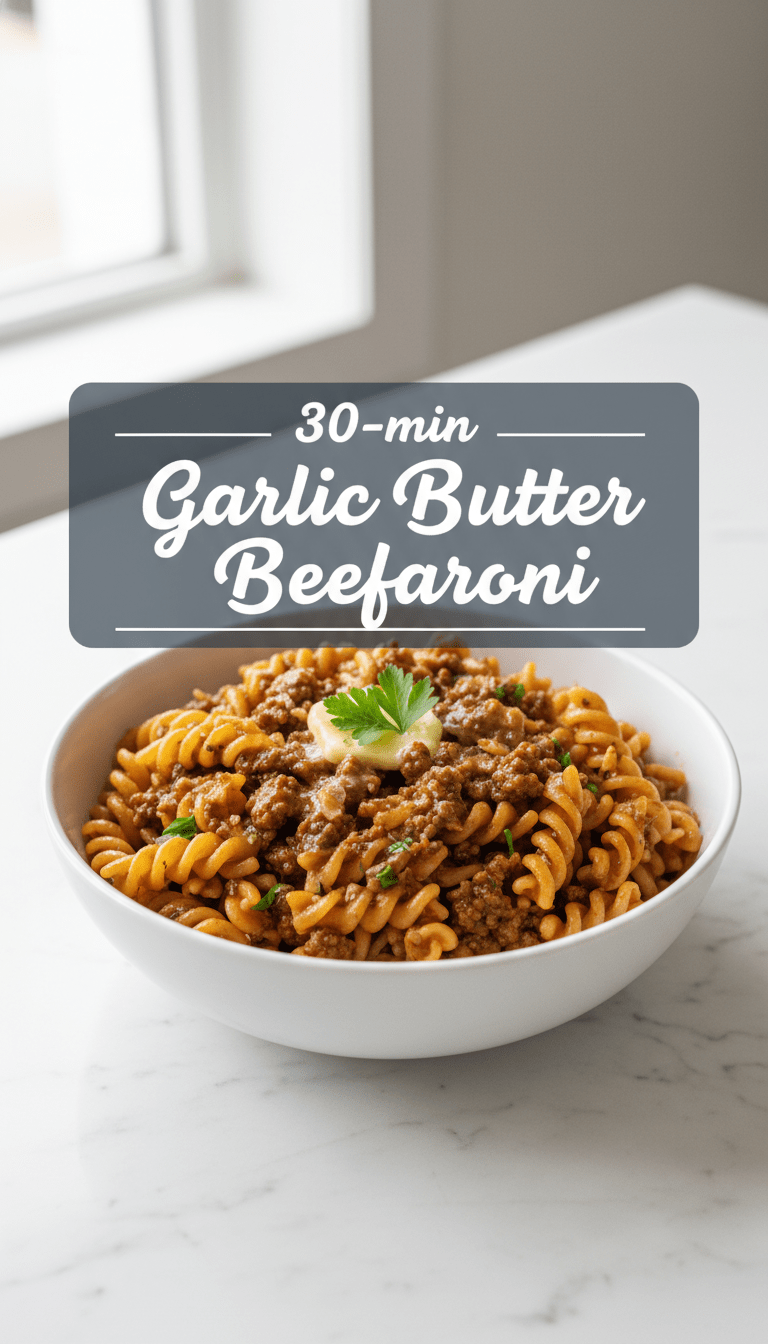 Butter Beefaroni Recipe