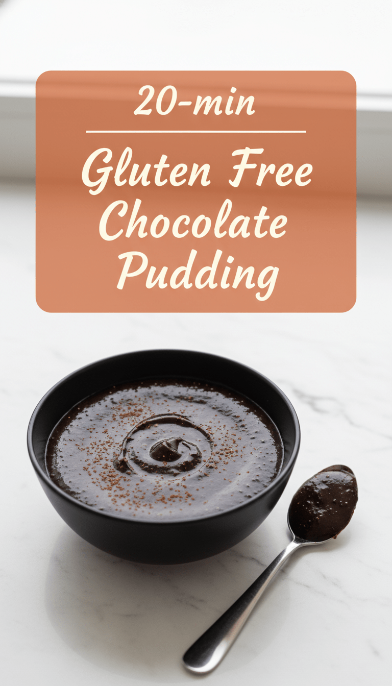 Gluten Free Chocolate Pudding Recipe