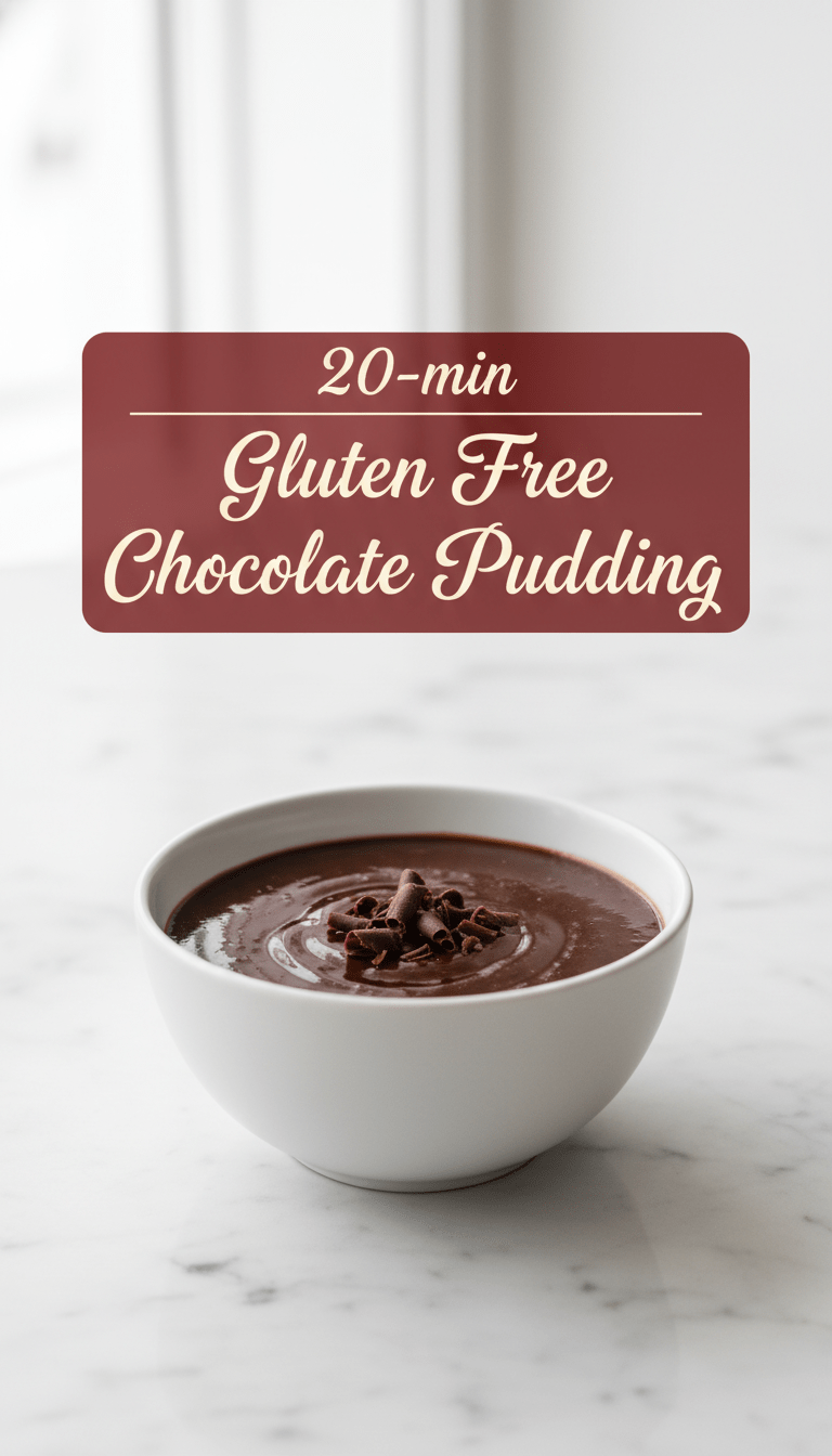 Gluten free Chocolate Pudding Recipe