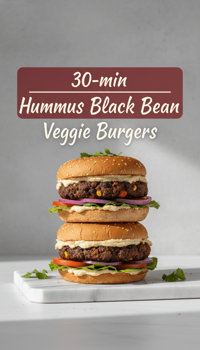 Black Bean Veggie Burger Recipe