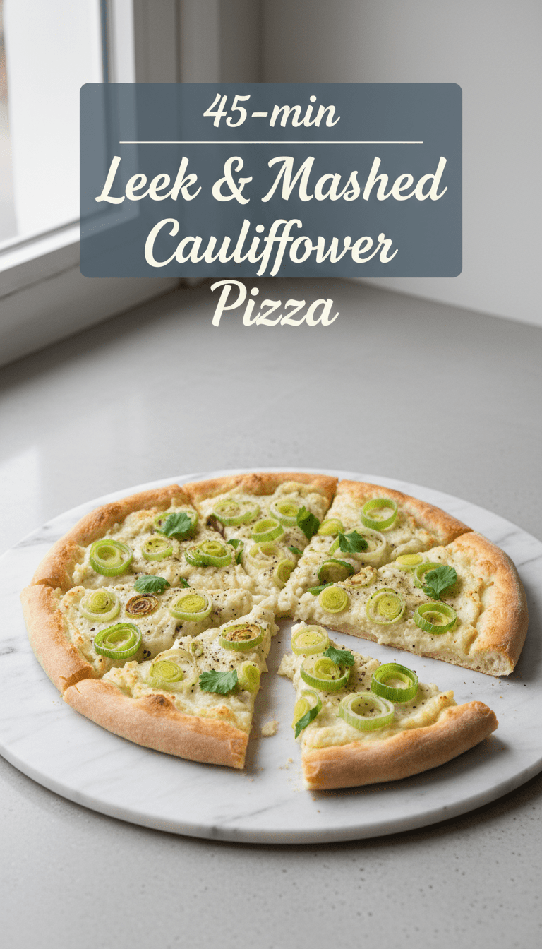 Leek Mashed Cauliflower Recipe