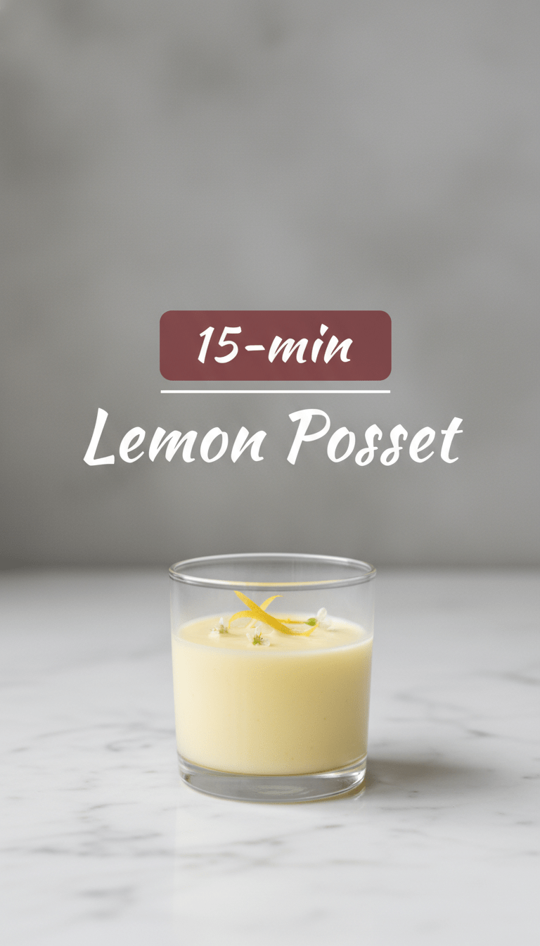 Lemon Posset Recipe