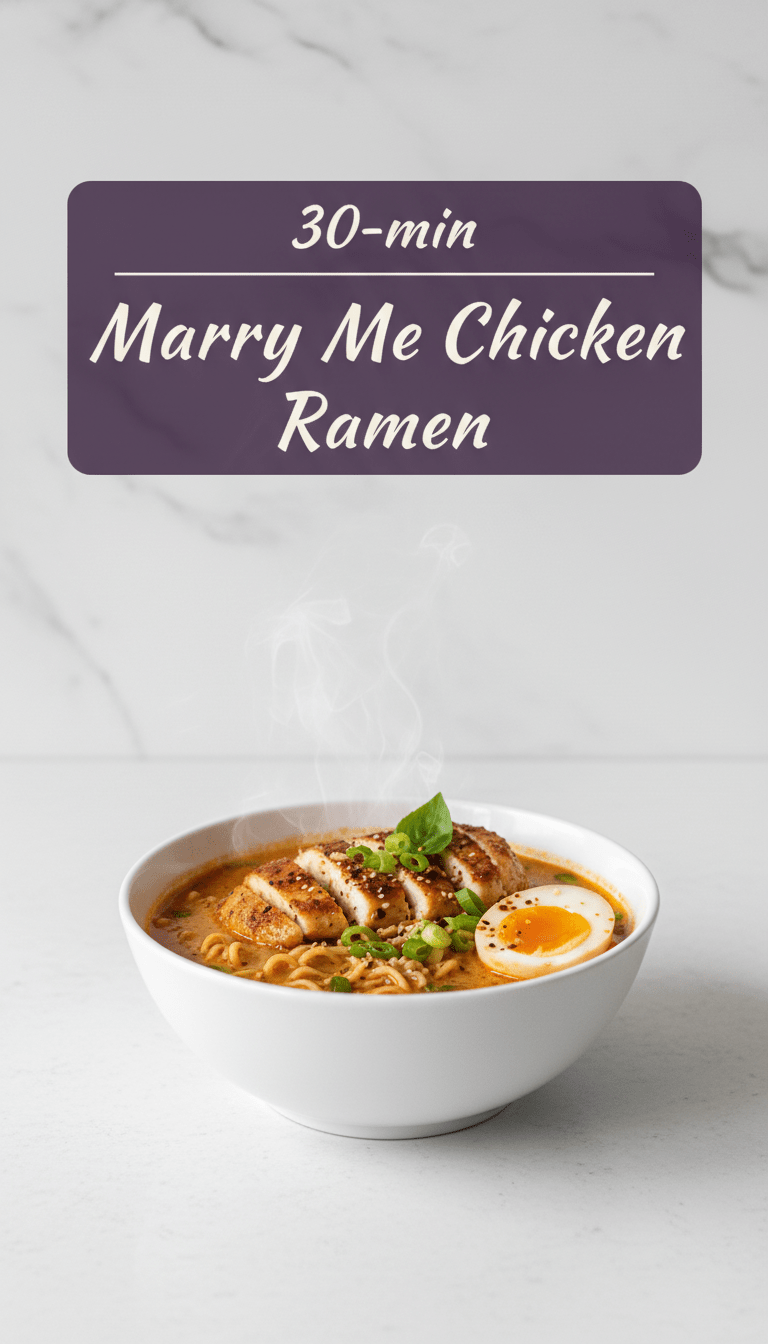 Marry Me Chicken Ramen Recipe