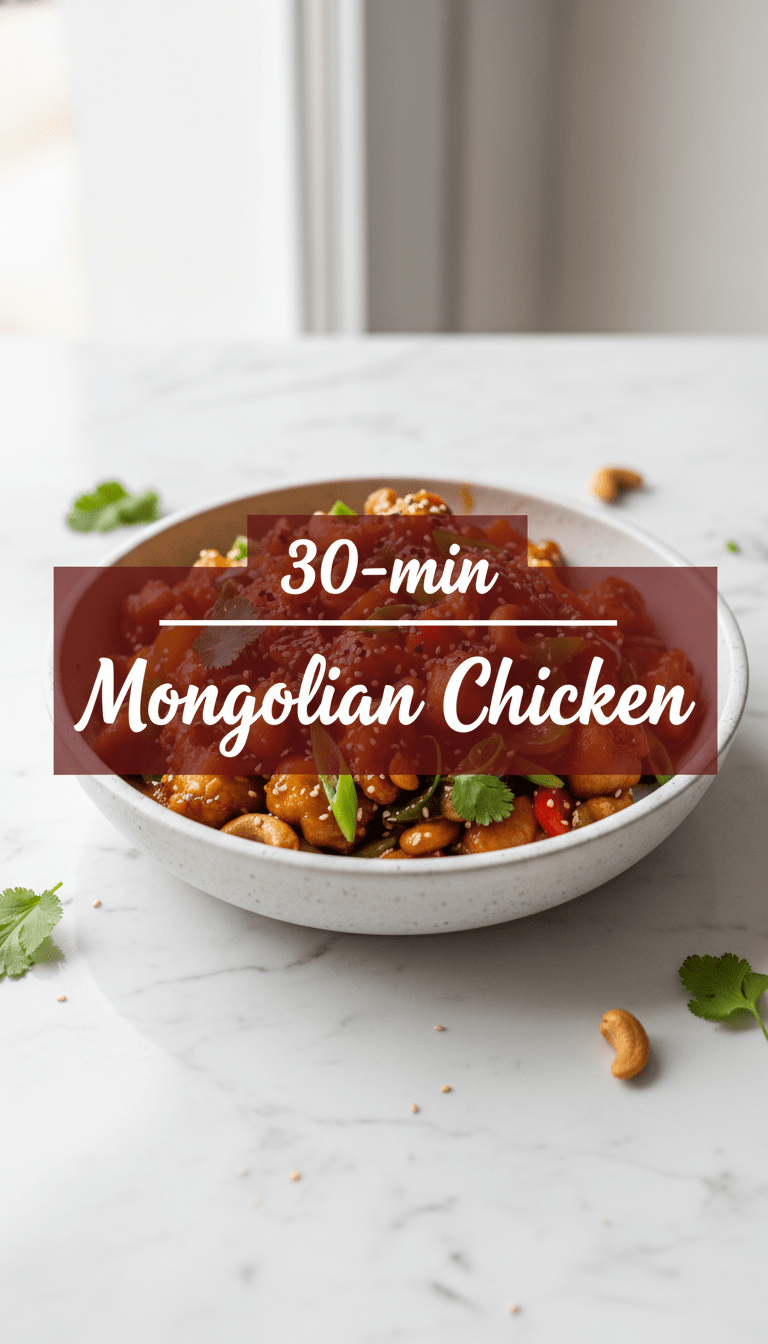 Mongolian Chicken Recipe