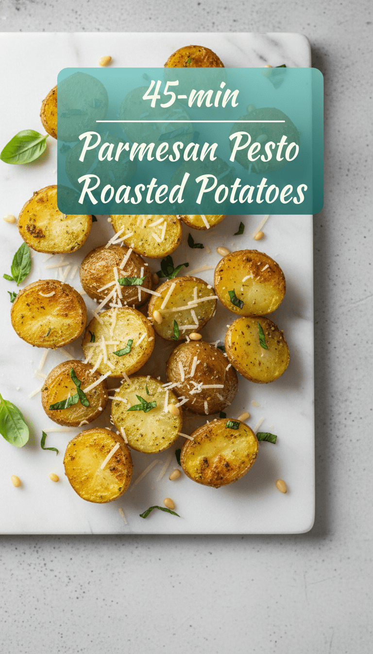 Parmesan Pesto Roasted Potatoes Recipe
