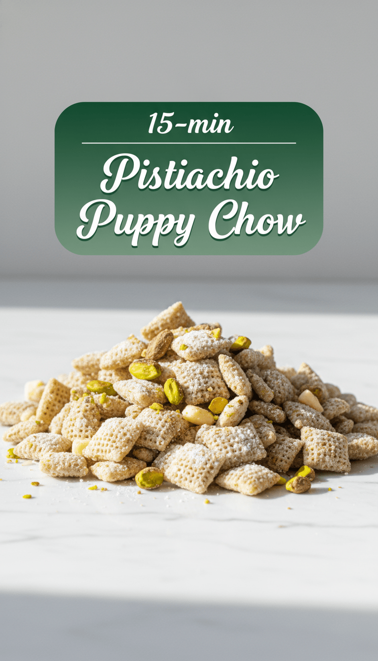 Pistachio Puppy Chow Recipe