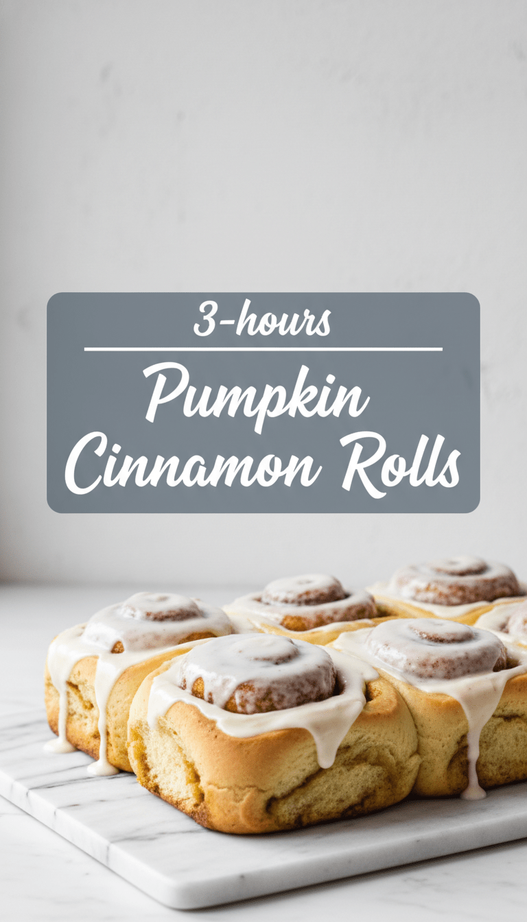 Pumpkin Cinnamon Rolls Recipe