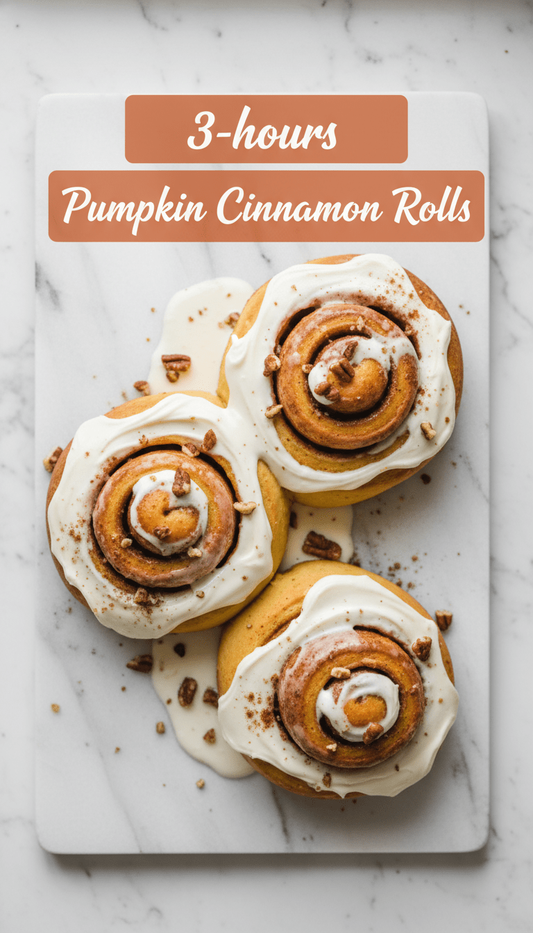 Pumpkin Cinnamon Roll Recipe