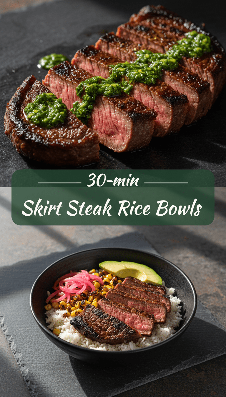 Steak Rice Bowls Recipe