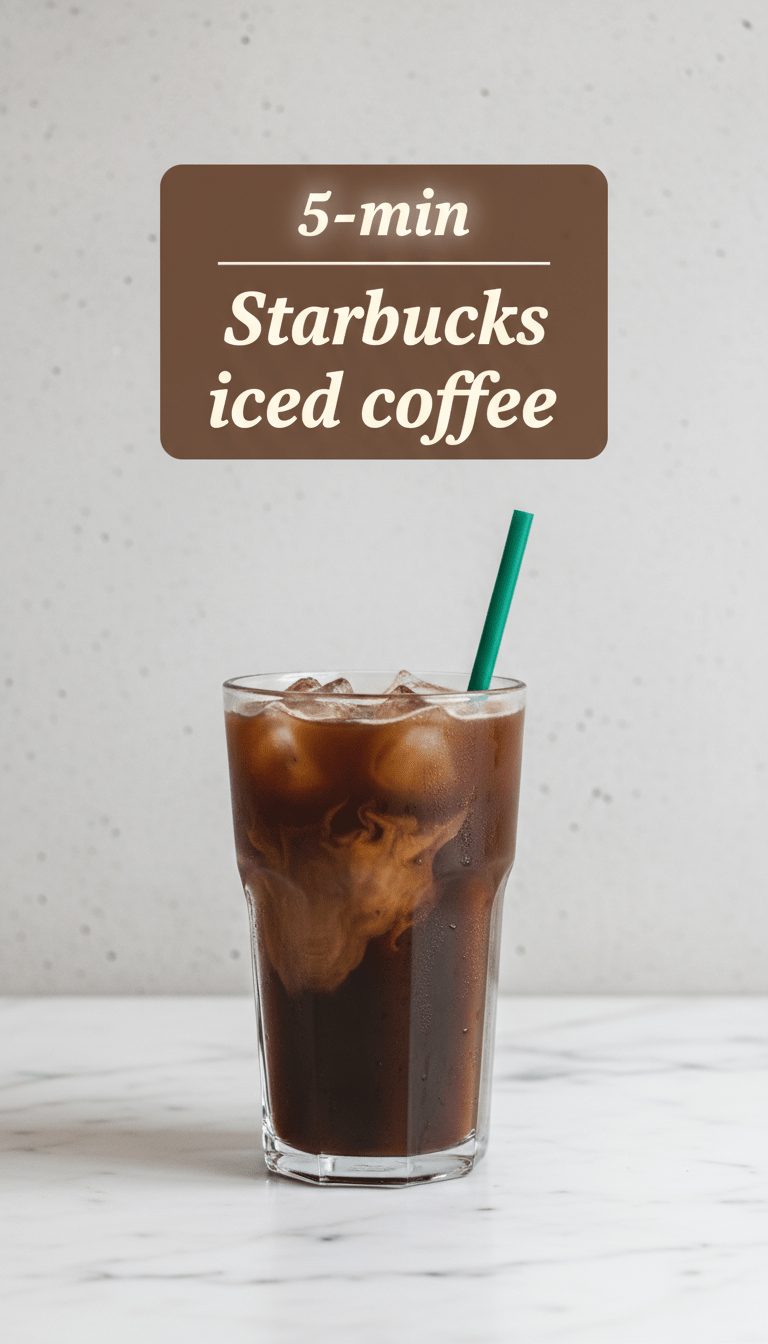 Starbuck Iced Coffee Recipe