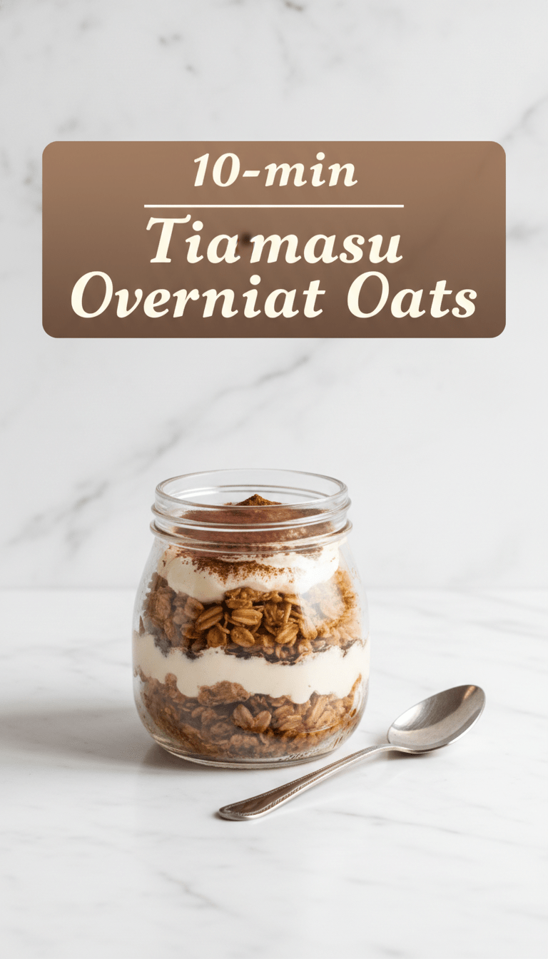 Tiramisu Oat Recipe