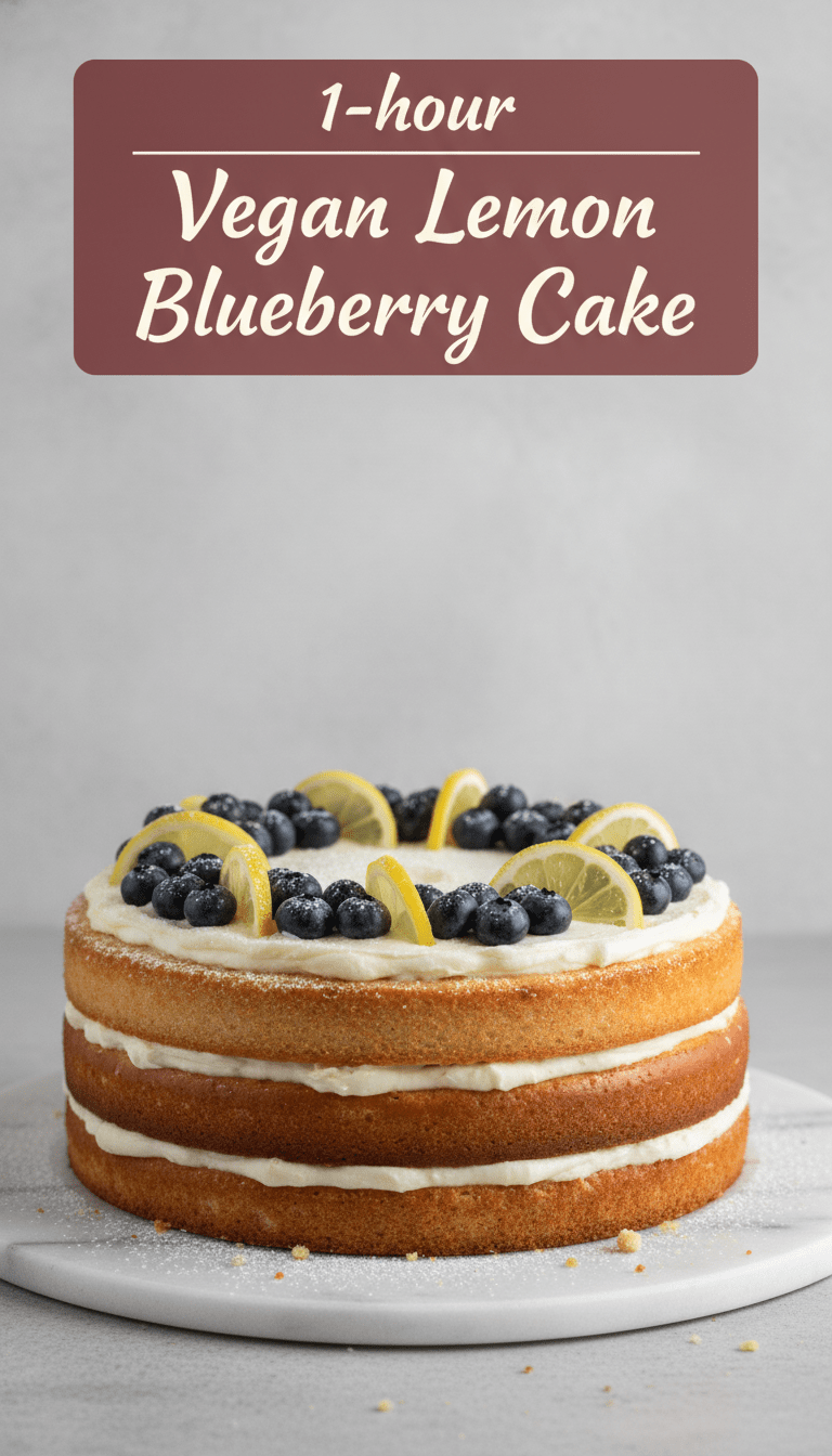 Vegan Lemon Blueberry Recipe