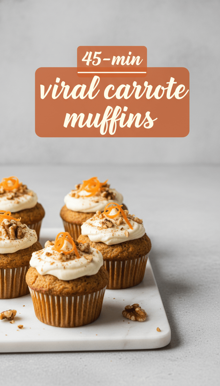 Carrot Cake Muffin Recipe